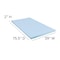 Flash Furniture Capri Comfortable Sleep 2 inch Cooling Gel Mattress Topper with CertiPUR-US Certified Memory Foam - Twin MR-M35-2-T-GG - alternate 4